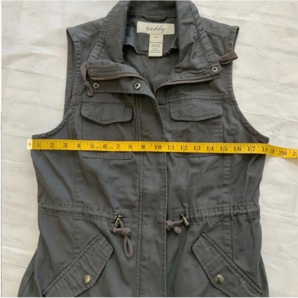 SEBBY cargo utility safari vest jacket - Picture 6 of 9